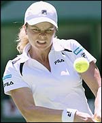 Kim Clijsters had two match points in the third set