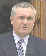Bertie Ahern Irish Taoiseach
