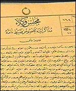 The official order for the deportation of all Armenians