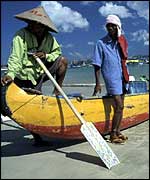 Balinese fishermen