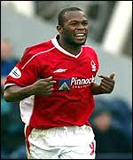 Forest striker David Johnson