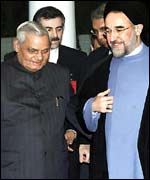 Vajpayee and Khatamai