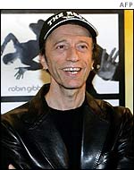 Robin Gibb in Hamburg on 24 January