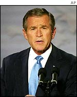 US President George W Bush