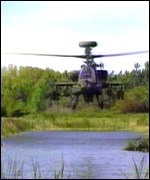 Apache helicopter