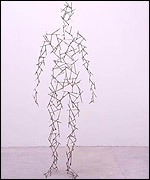 One of Gormley's sculptures