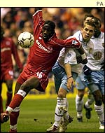 Middlesbrough's Joseph-Desire Job holds off Aston Villa debutant Joey Gudjonsson