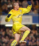 Kewell scored for Leeds after 18 minutes