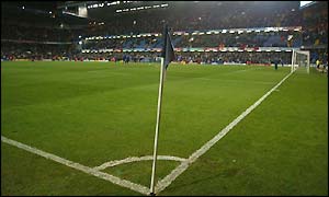 After being relaid Chelsea's pitch is now covered in grass and not sand