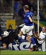 Steve Watson scores his second