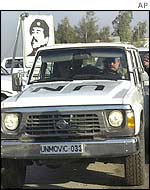 UN inspectors in Baghdad