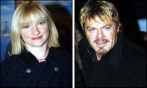 Jane Horrocks and Eddie Izzard