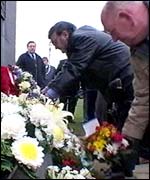 Larne: Wreaths are laid at disaster memorial