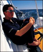 Ellen MacArthur alone and on the ocean