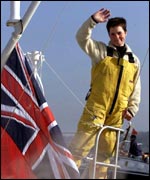 Ellen arriving in London after the Vendee Globe 