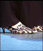 Theresa May's kitten heel shoes