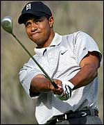 Tiger Woods is recovering from knee surgery