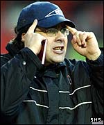 Ian McCall tries his United hat on for size