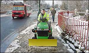 Mini snowplough 