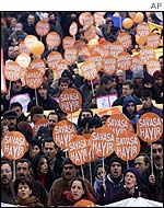 Demonstration in Istanbul, 26 January