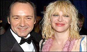 Kevin Spacey and Courtney Love