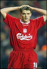 Michael Owen rues a miss against Crystal Palace on Wednesday