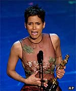 Halle Berry wins the best actress Oscar