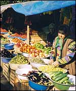 Lenkoran market