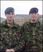 Troopers Paul Pritchard and Gavin Griffiths 