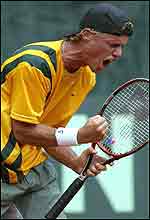 Lleyton Hewitt of Australia