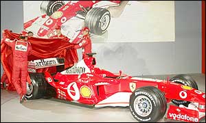 The new F-2003GA car has been dedicated to Gianni Agnelli