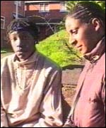 Deborah Thompson with former pupil Stephan