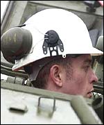 Army driver in AS90 self-propelled 155mm artillery, Emden, Germany