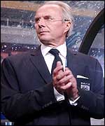 England boss Sven-Goran Eriksson