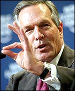 Donald Evans, US Secretary of Commerce (photo by WEF)