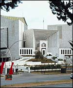 Pakistan's Supreme Court in Islamabad