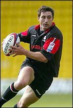 Saracens centre Kevin Sorrell