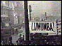 Protesters carrying Lumumba banner walked up Oxford Street
