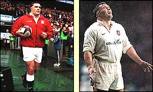 Jason Leonard becomes England's most capped player against Argentina at Twickenham in 2000
