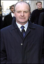 Jonjo O'Neill leaves the Jockey Club headquarters after his hearing
