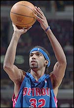 Detroit Pistons' Richard Hamilton