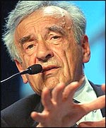 Elie Wiesel, professor of the humanities, Boston University
