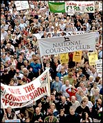 Countryside Alliance march in London