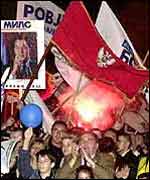 Montenegrins at pro-independence rally