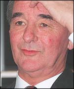 Brian Clough scratches his head