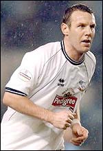 Derby midfielder Craig Burley