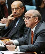 Hans Blix at the UN