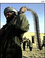 Northern Alliance fighter during the 