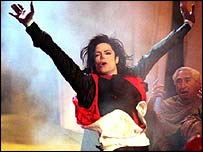 Michael Jackson in 1996