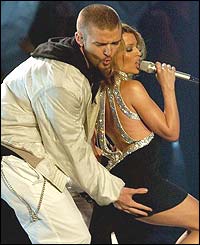 Justin Timberlake and Kylie Minogue